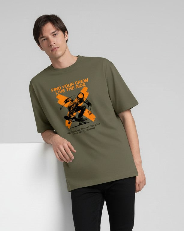 Men Oversized Cotton T-Shirt
