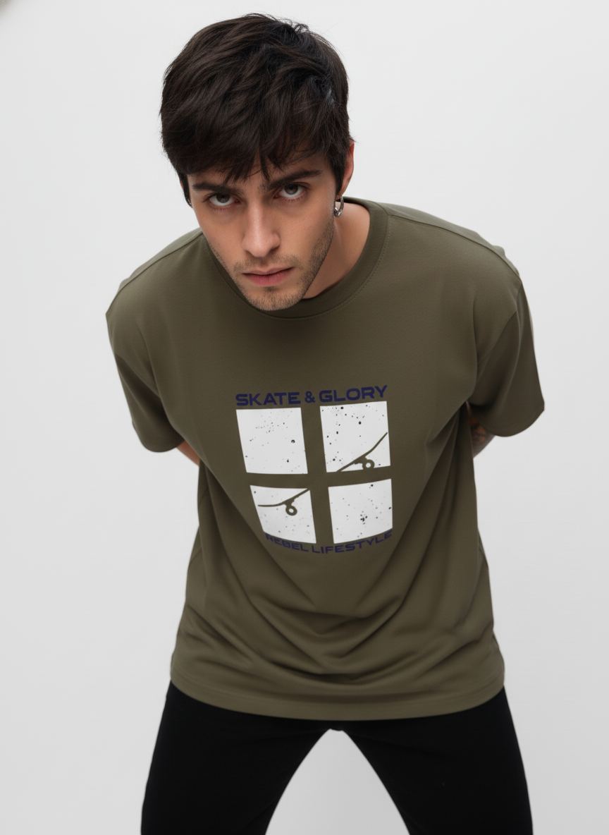 Men Oversized Cotton T-Shirt
