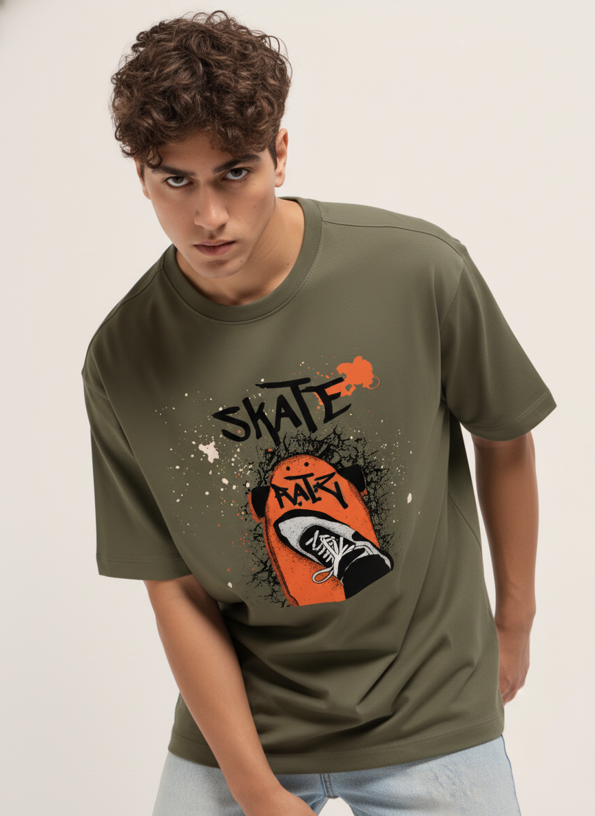 Men Oversized Cotton T-Shirt