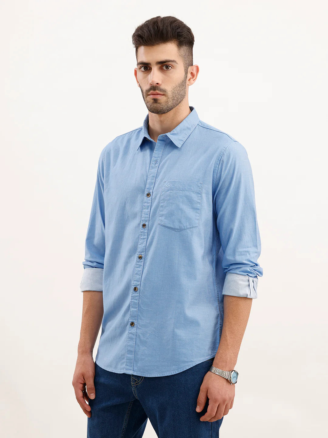 Classic Regular Fit Shirt | Light Blue