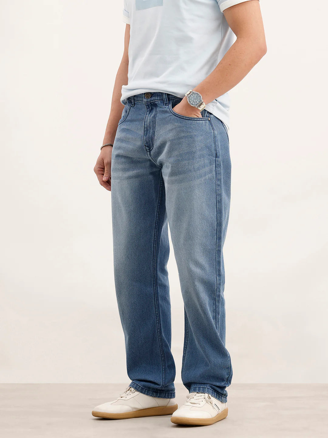 Anti Fit Denim Jeans  | Light Blue