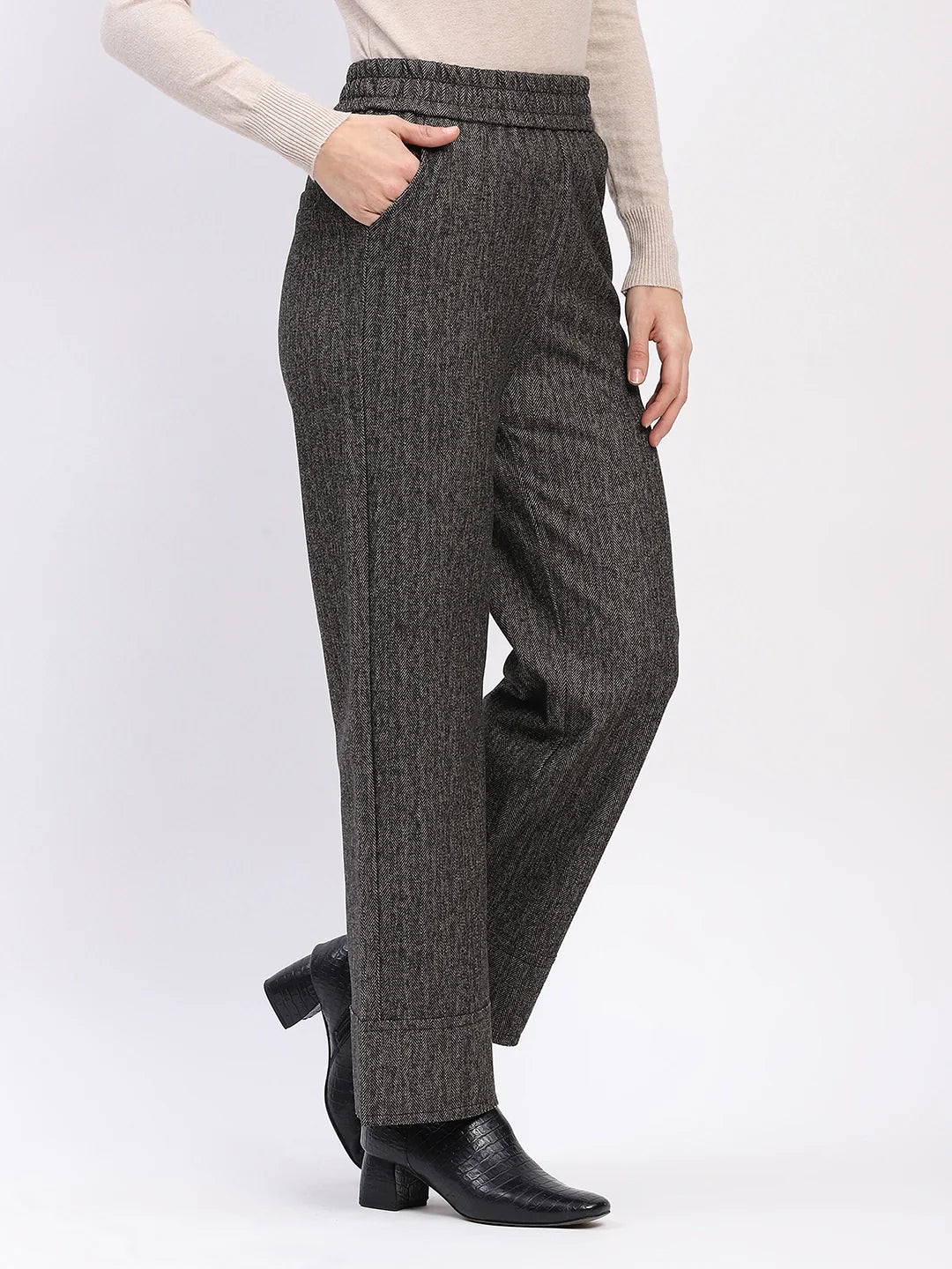 Pinstripe Chevron Winter Lower