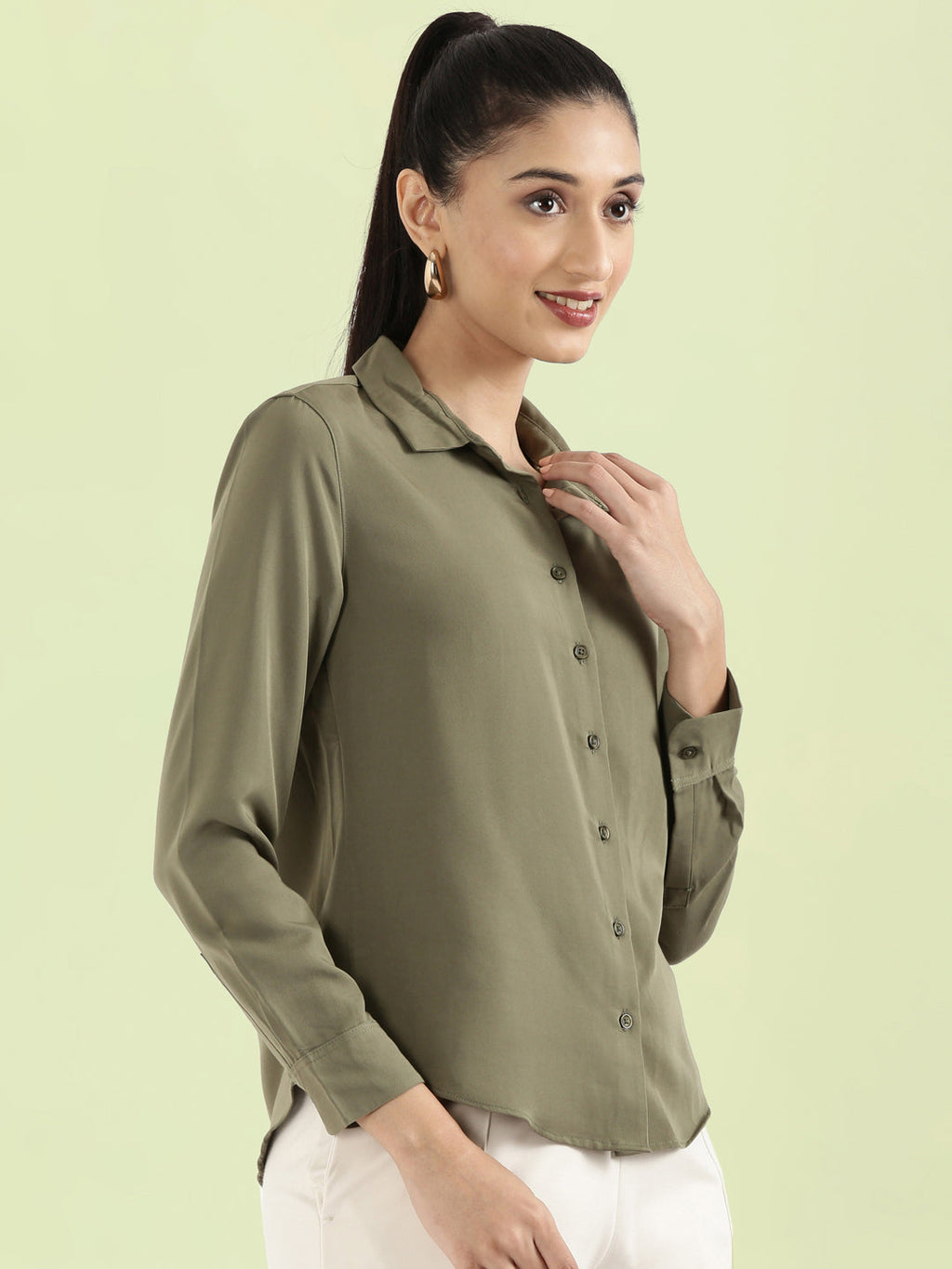 Rayon Classic Collar Shirt