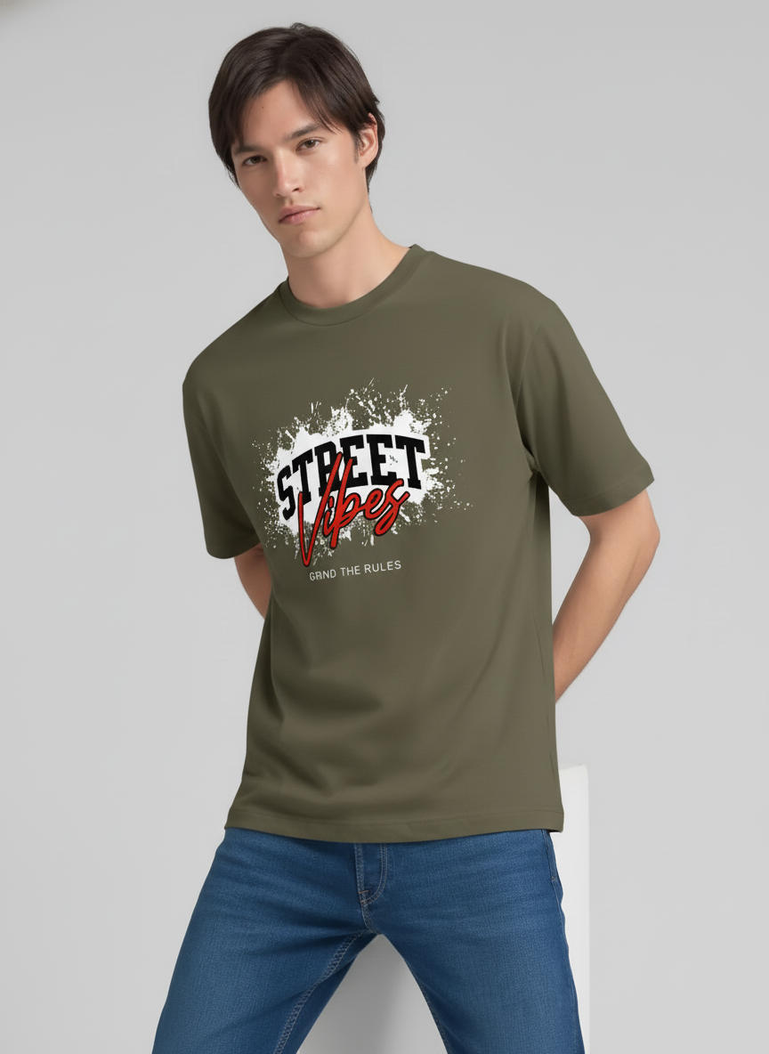 Men Oversized Cotton T-Shirt