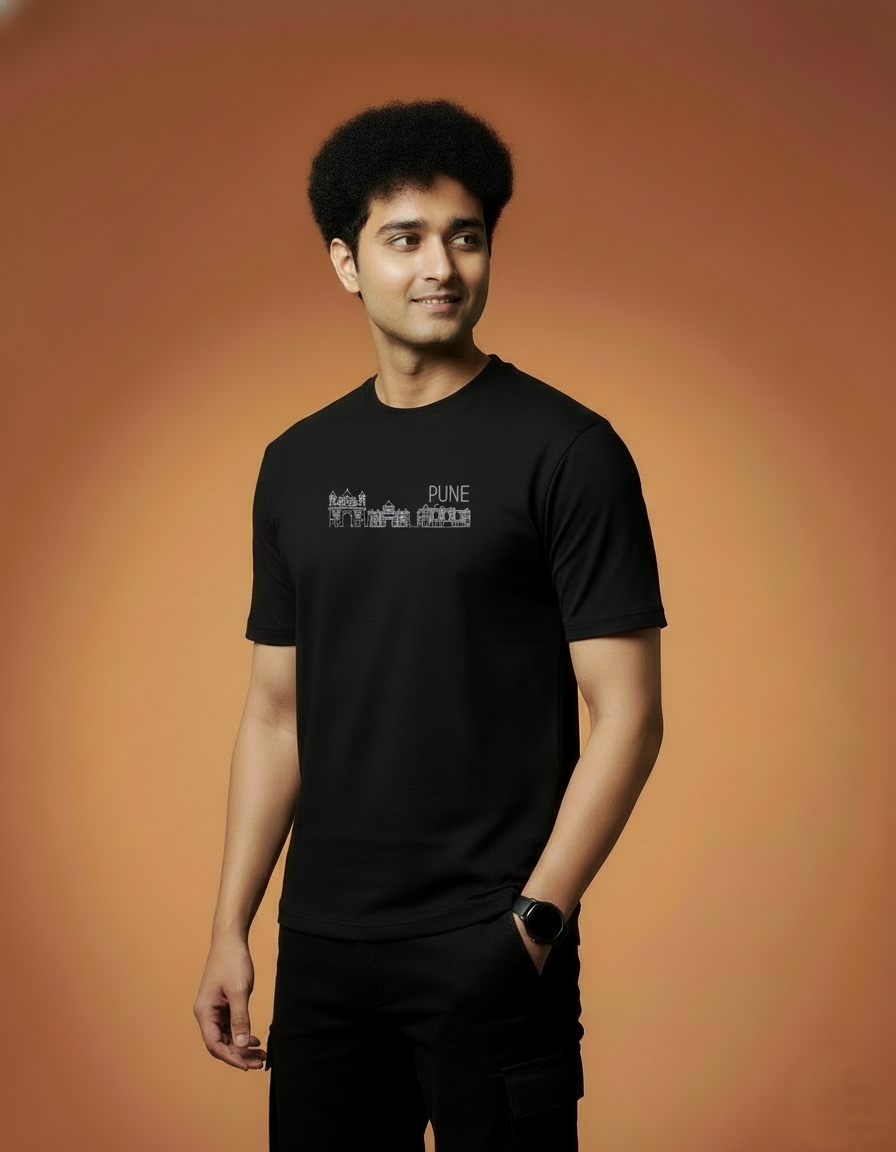 Men Printed Regular Cotton T-Shirt