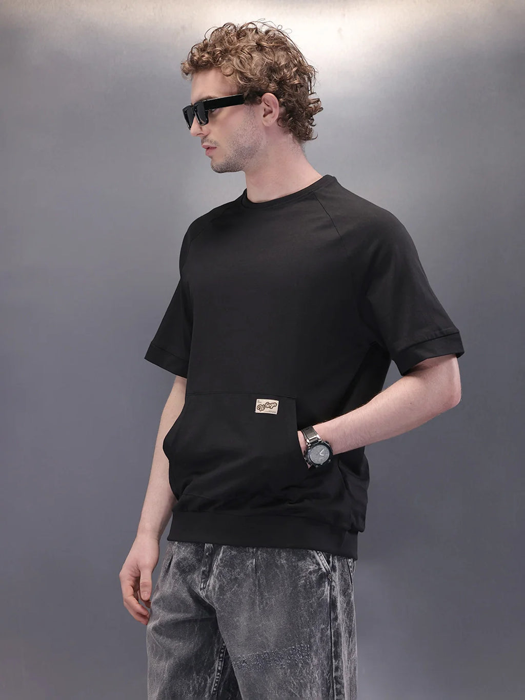 Cut & Sue Oversized T-Shirt | Black