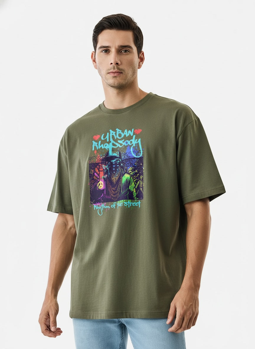 Men Oversized Cotton T-Shirt