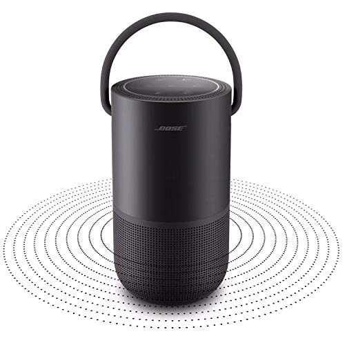 Bose Portable Smart Wireless Bluetooth Speaker with Alexa Voice Control Built-in, Wi-Fi Connectivity, 360° Sound, Powerful Bass (Black)