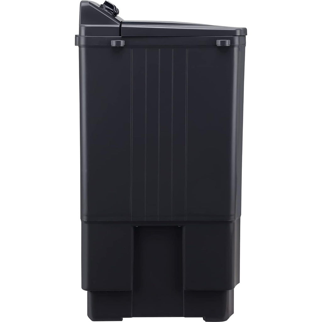 LG 11 Kg 5 Star Wind Jet Dry Rat Away Technology Semi-Automatic Top Loading Washing Machine (P1155SKAZ, Roller Jet Pulsator, Punch + 3, Middle Black)