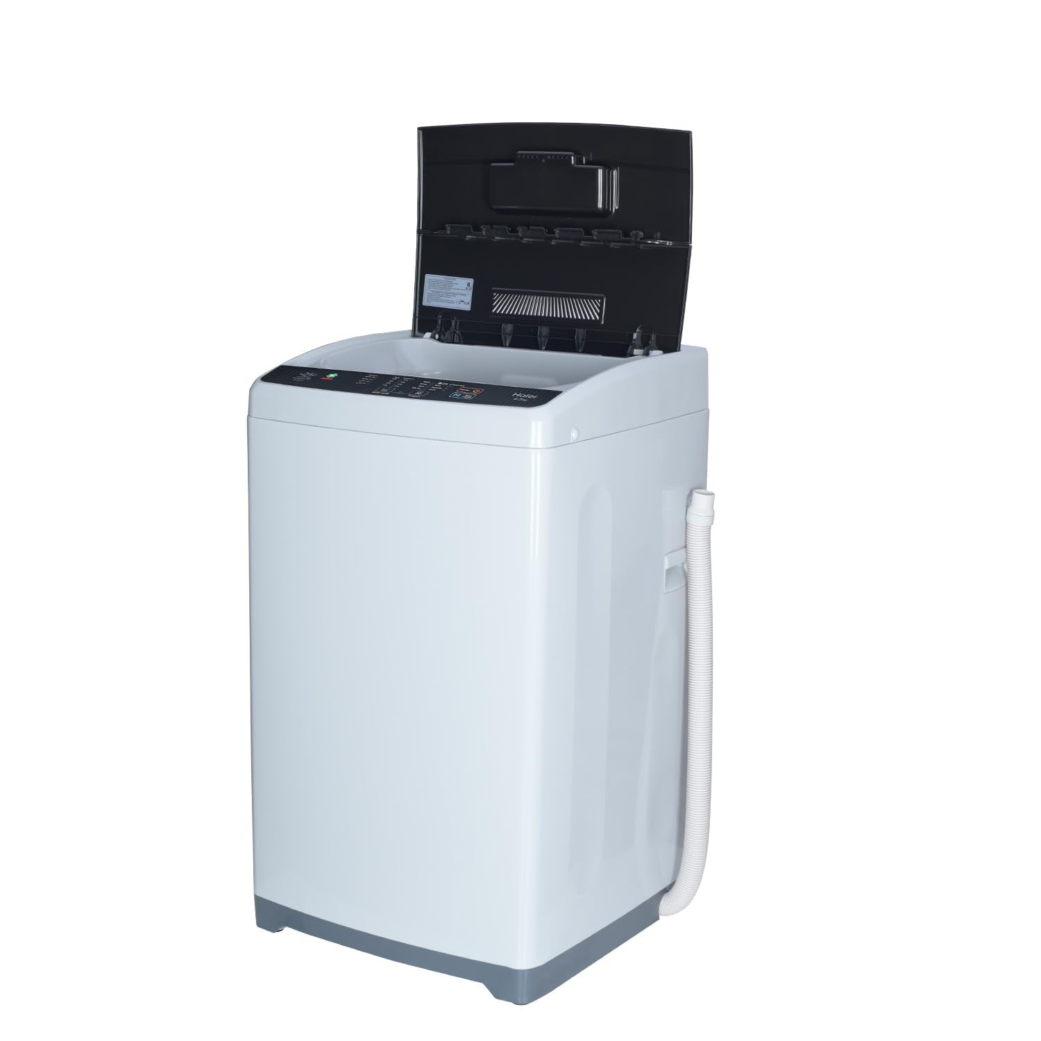 Haier 6 kg 5 Star Oceanus Wave Drum Washing Machine Fully Automatic Top Load (HWM60-AE, Moonlight Silver)