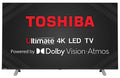 Toshiba 139 cm (55 inch) 4K Ultra HD Vidaa OS Smart LED TV with Dolby Vision and ATMOS, 55U5050 (3 Month Warranty By Neverowned)