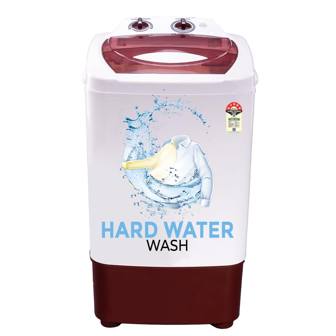 Power Guard 7 kg Top Load Washer (360 Smart Wash Technology, PG70GWASH, Protective Rat Mesh,Red)-(Sctraches)