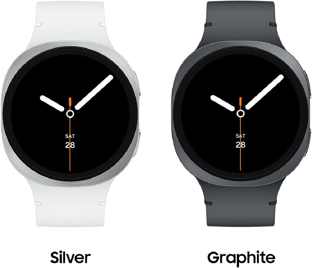 Samsung Galaxy Watch 8 (2025) 40mm Bluetooth Smartwatch, Cushion Design, Fitness Tracker, Sleep Coaching, Running Coach, Energy Score, Heart Rate Tracking