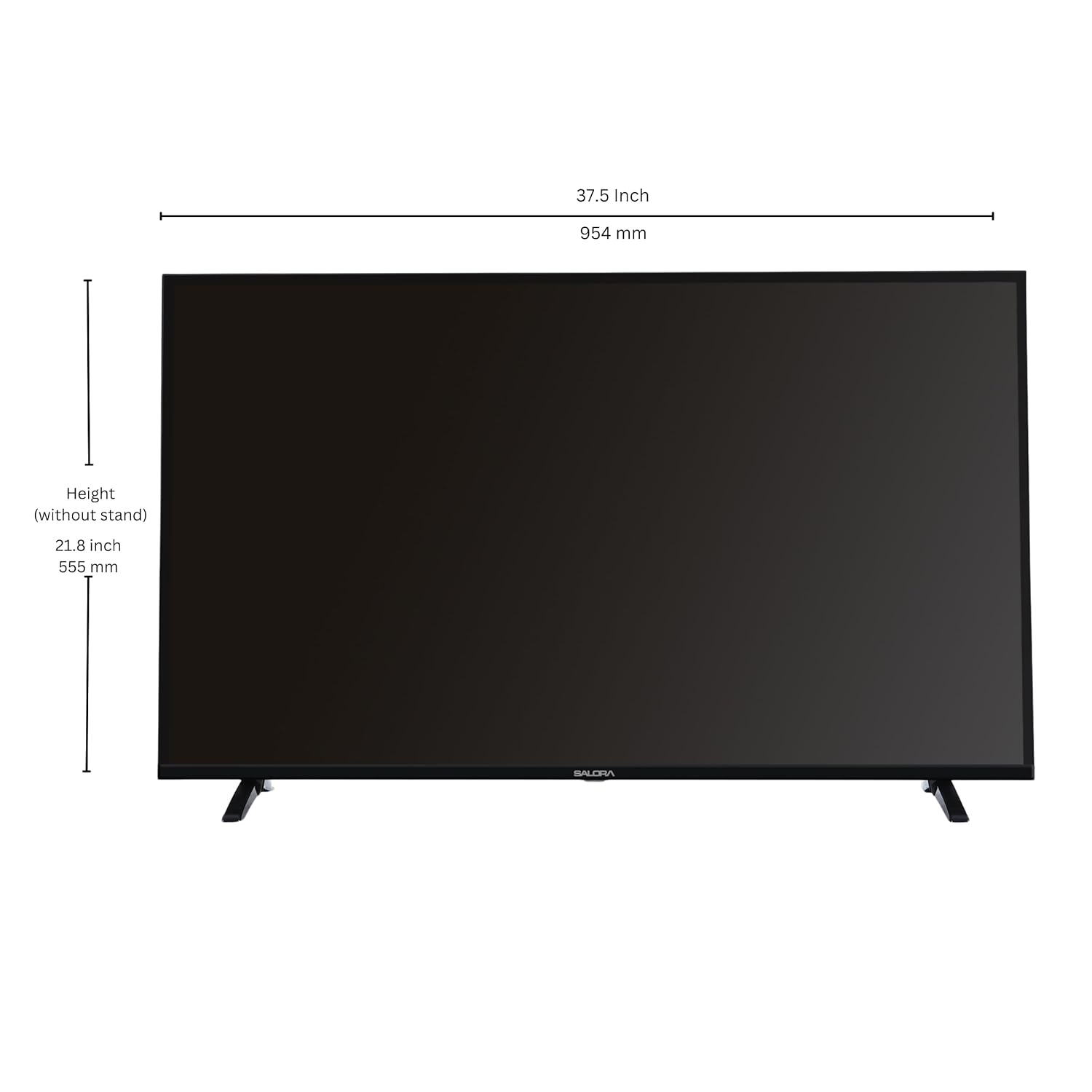Salora 109 cm (43 inches) FHD Smart LED Google TV SLV-4431 GTV (Black) Brand New Seal Packed