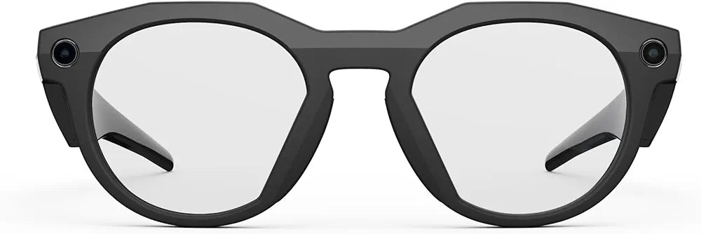 Oakley Meta HSTN, Black | Smart AI Glasses for Men, Women — Performance for Sports, Athletes — Camera, Audio, Video — 8 Hour Battery — 3K HD Resolution — Clear Lenses