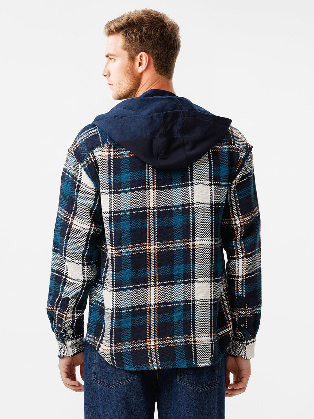 Blue Daze Hooded Shirt
