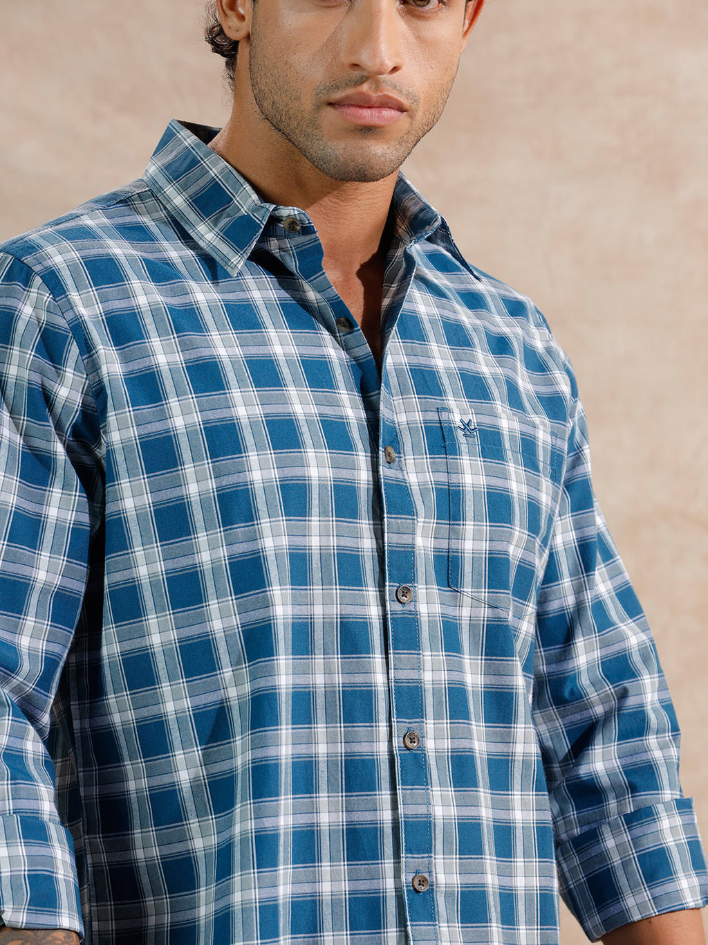 Pop Tone Regular Fit Shirt | Blue