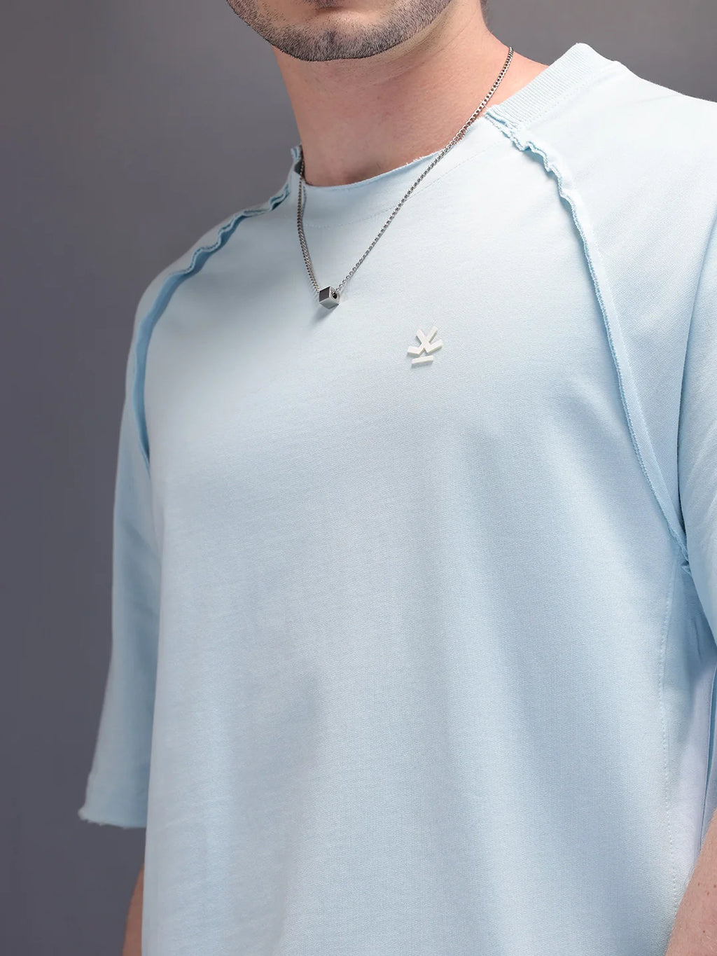 Cut & Sue Oversized T-Shirt | Light Blue