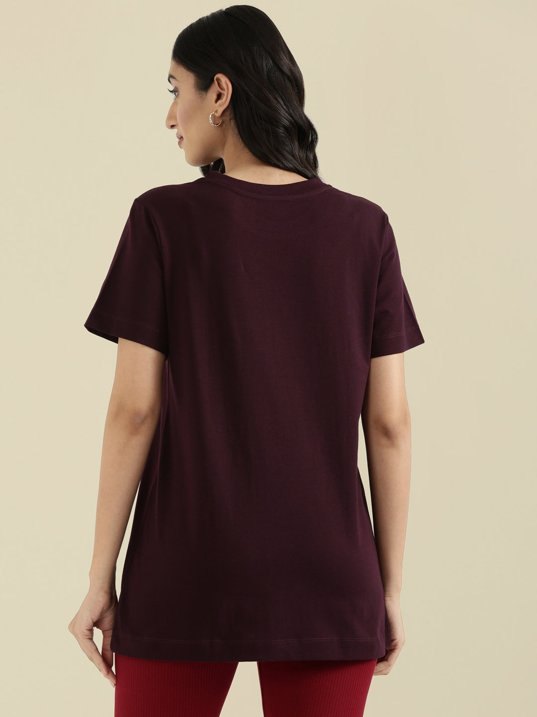 Cotton Jersey Crew Neck Regular Long T-Shirt