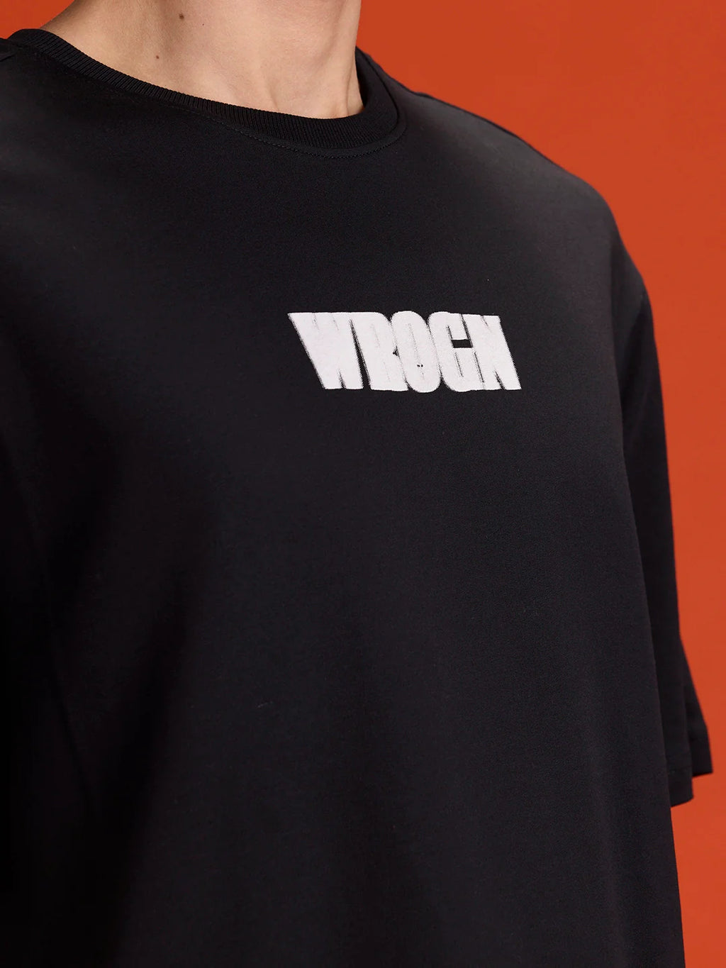 Oversized Skeletal Graphic T-Shirt | Black
