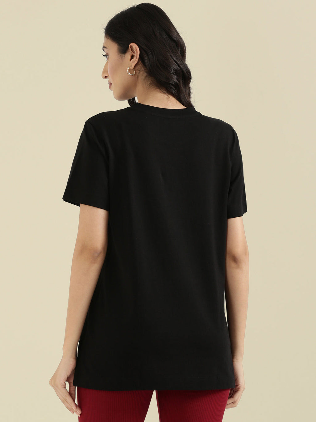 Cotton Jersey Crew Neck Regular Long T-Shirt