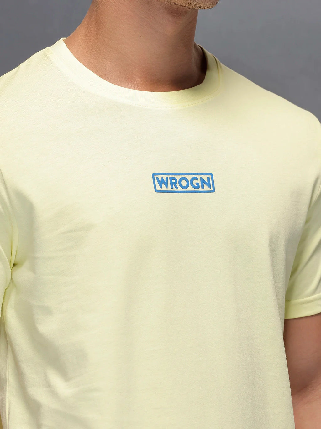 Solid Regular Fit T-Shirt   |  Light Green