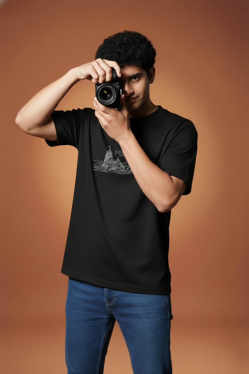 Men Printed Regular Cotton T-Shirt