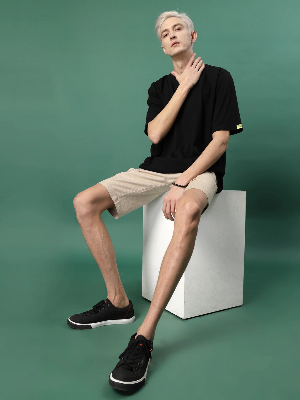 Men Effortless Cool  Oversized Cotton T-Shirt