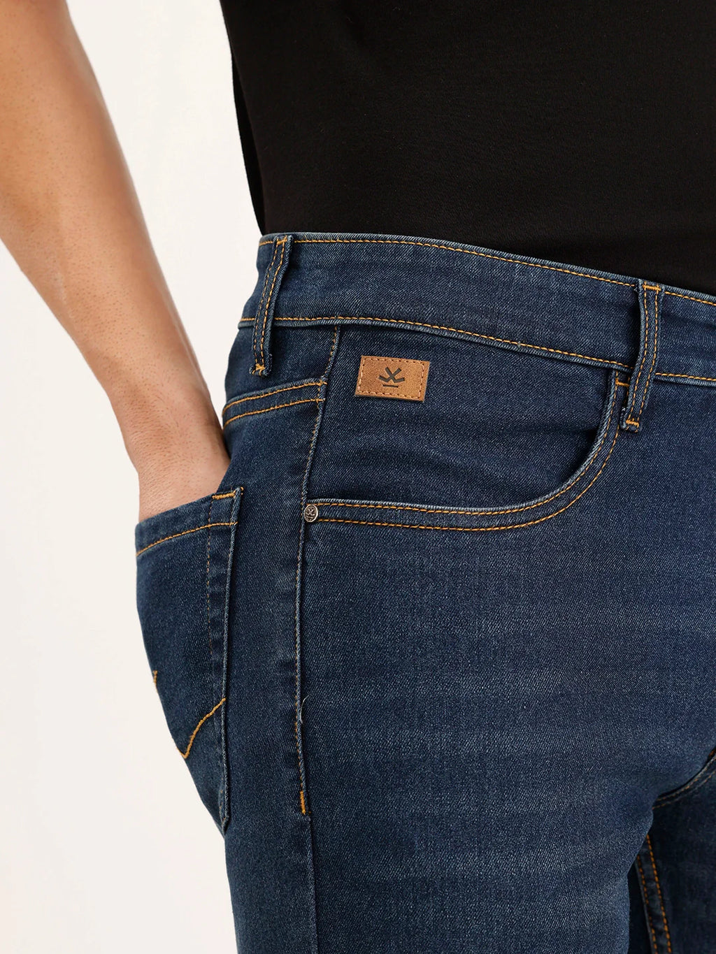Slim Fit Denim Jeans | Dark Blue