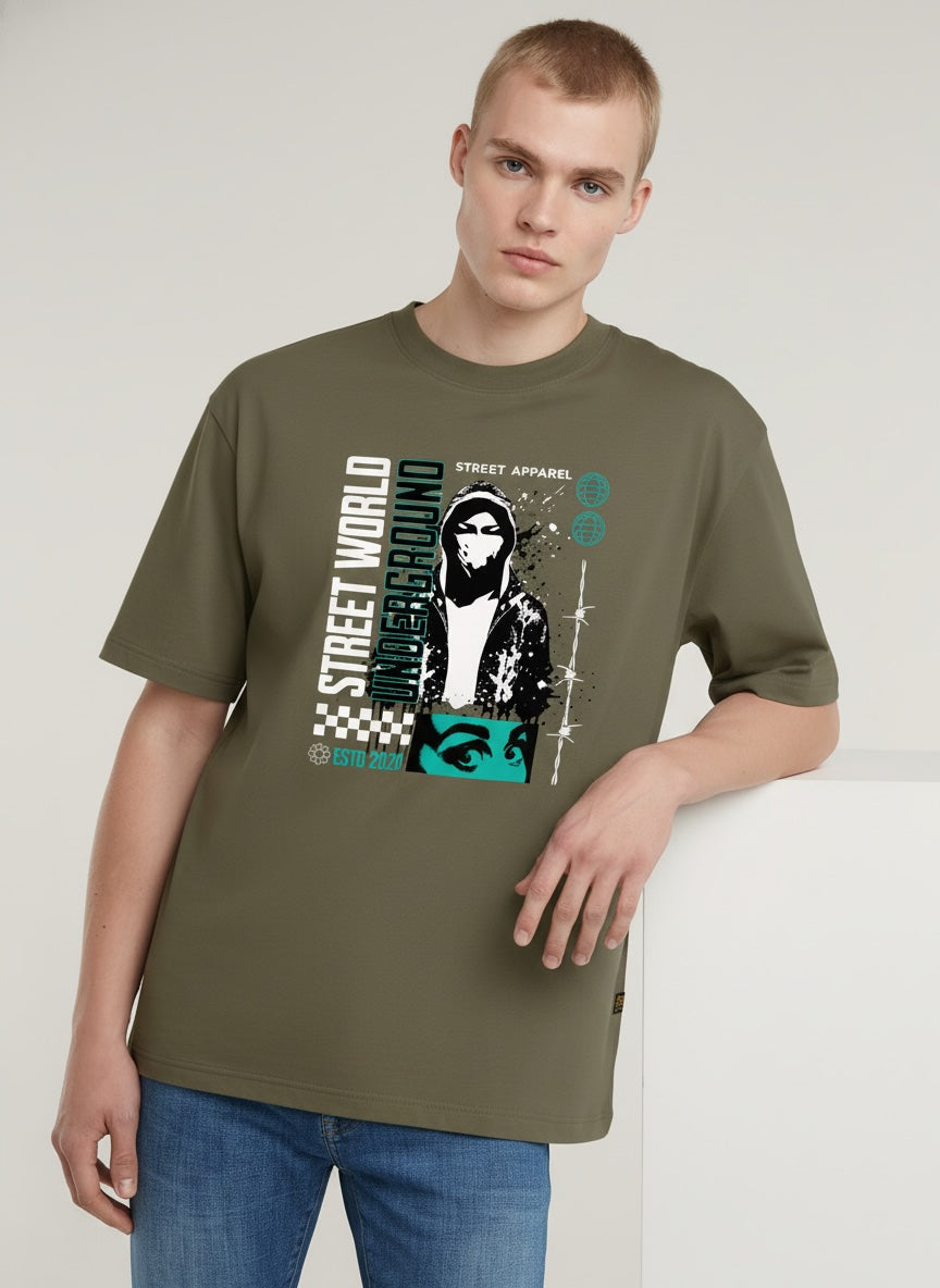 Men Oversized Cotton T-Shirt