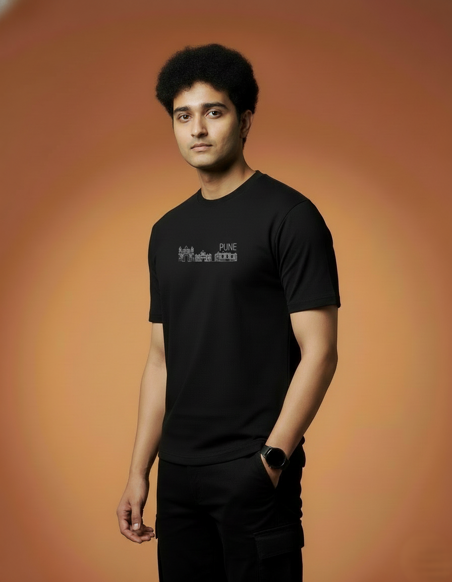 Men Printed Regular Cotton T-Shirt