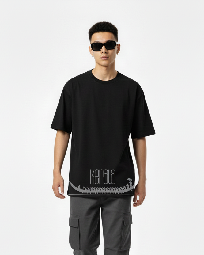 Men Printed Cotton Oversized T-Shirt