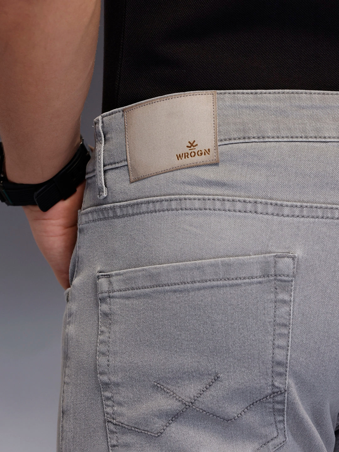 Classic Slim Fit Jeans   |  Grey