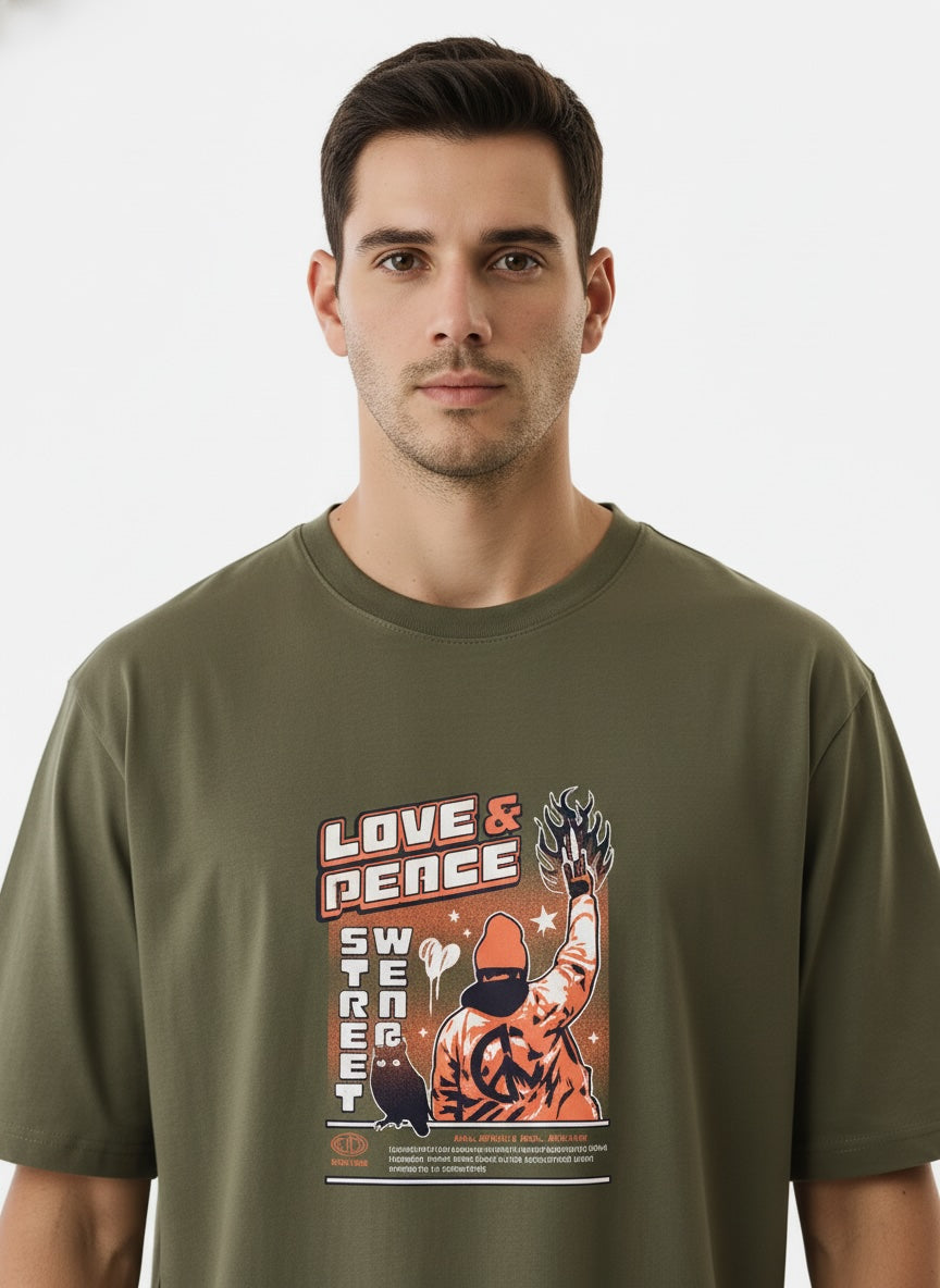 Men Oversized Cotton T-Shirt