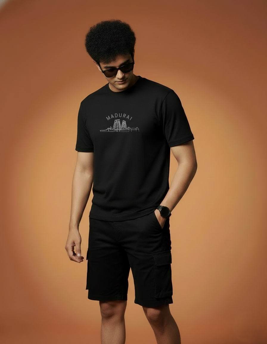 Men Printed Regular Cotton T-Shirt