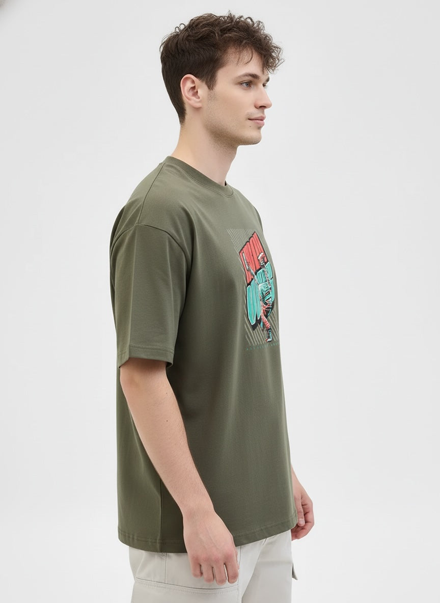 Men Oversized Cotton T-Shirt