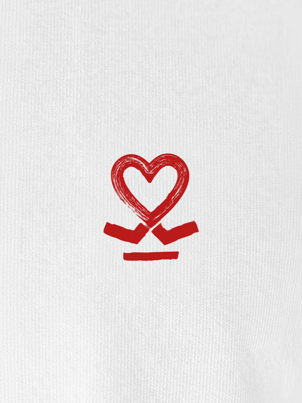 Slim Fit Placement Printed Tee | White