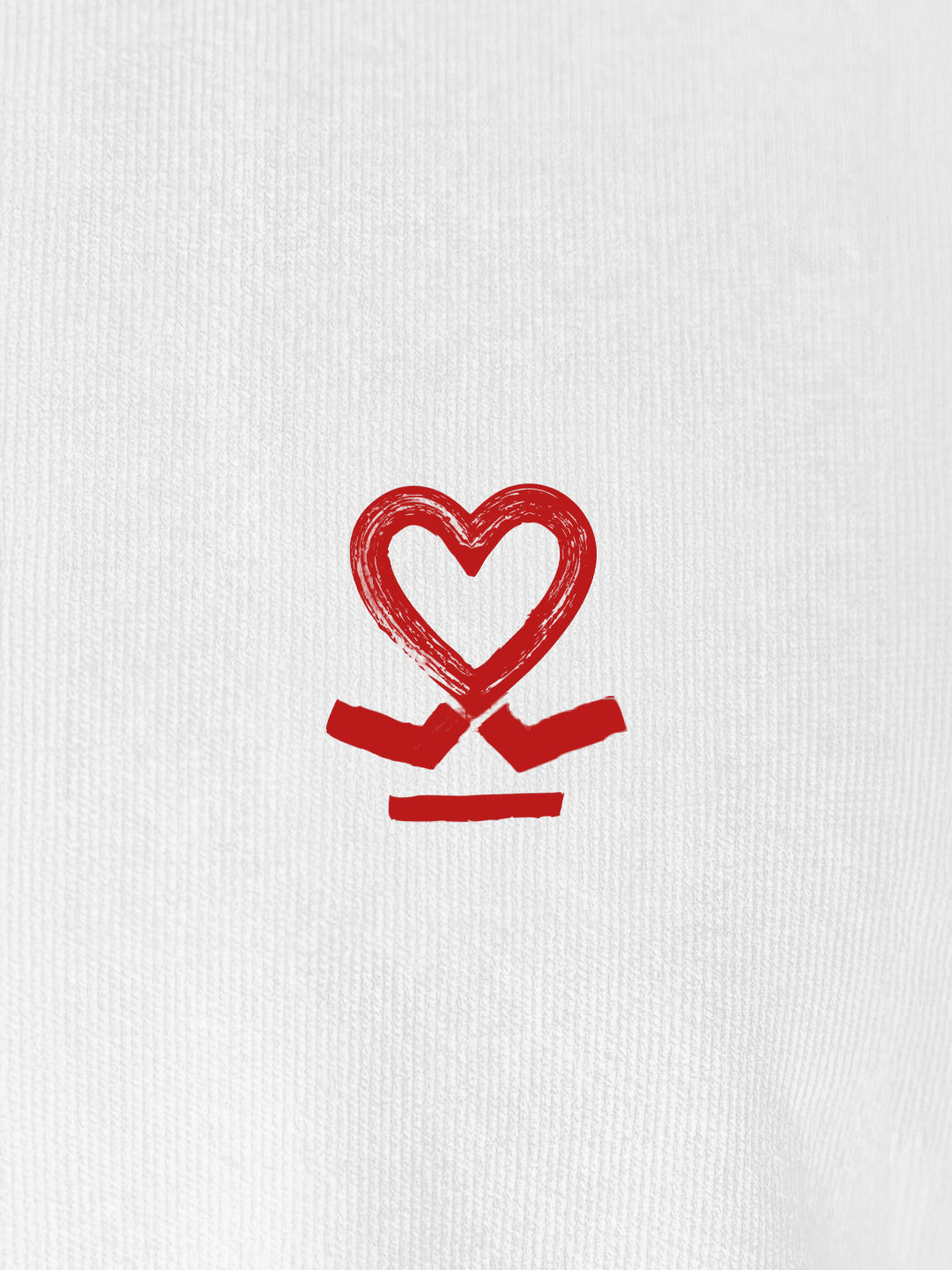 Slim Fit Placement Printed Tee | White
