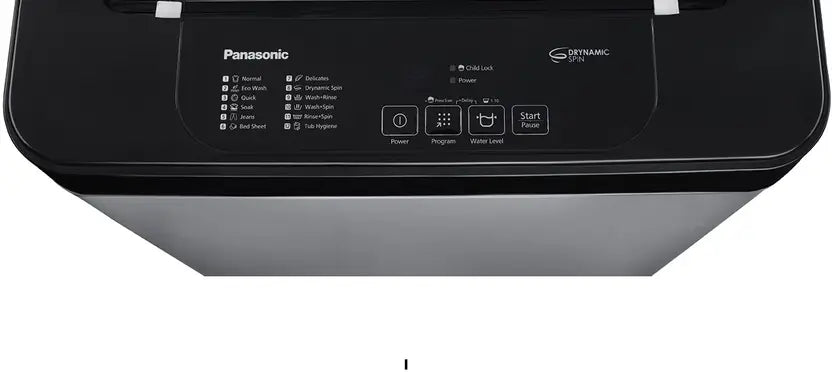 Panasonic 6.5 kg Fully Automatic Top Load Washing Machine Black, Grey (NA-F65LF3CRB)-(Touched Up)