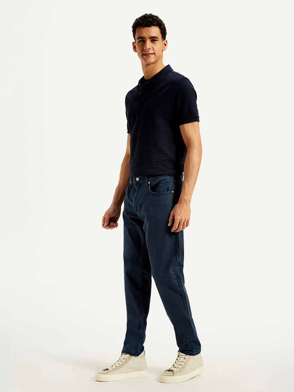 Men's 512 Blue Slim Tapered Fit Mid Rise Jeans