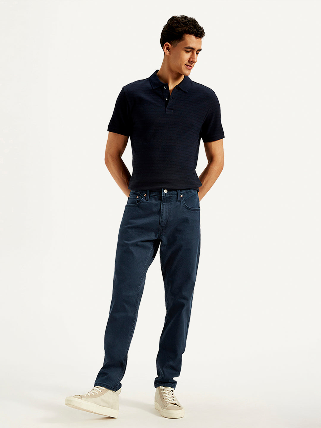 Men's 512 Blue Slim Tapered Fit Mid Rise Jeans