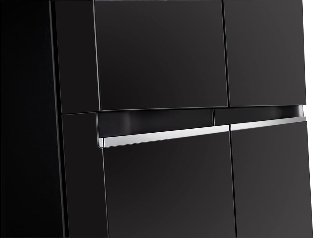 LG 655 L Frost Free Smart Inverter Double Door Side by Side Refrigerator (GL-B257HWBY, Western Black, Express Freezing | Multi Air-Flow)