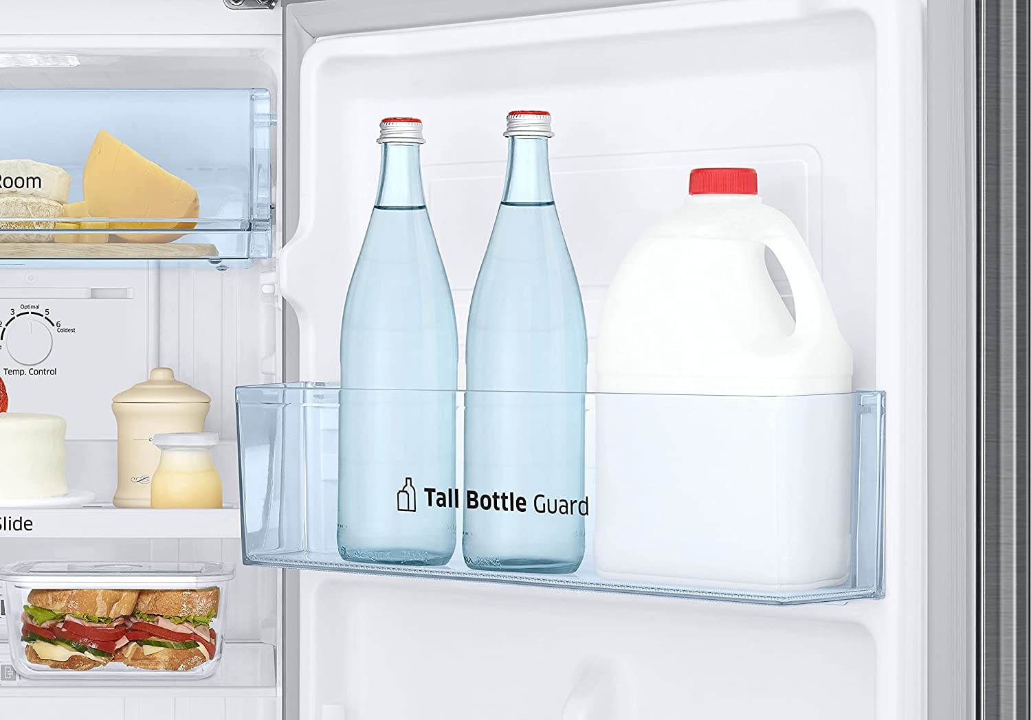 Samsung 236 L, 3 Star, Digital Inverter, Frost Free Double Door Refrigerator (RT28C3053S8/HL, Silver, Elegant Inox)