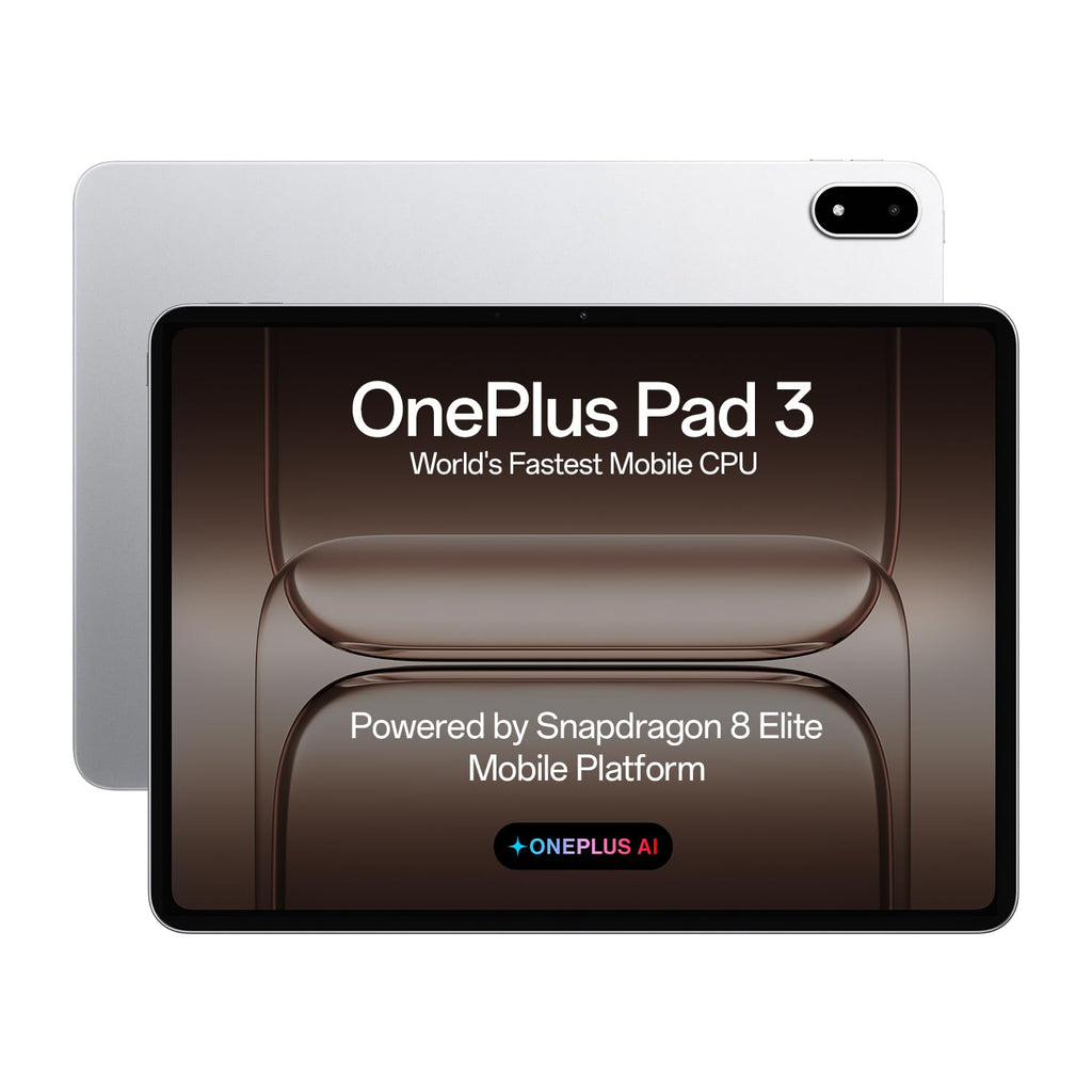 OnePlus Pad 3 World's Fastest Snapdragon 8 Elite Processor, 13.2" 3.4k Screen, 144Hz Adaptive Refresh Rate, 8 Speakers, OnePlus AI, 12140 mAh Battery, WiFi, Storm Blue