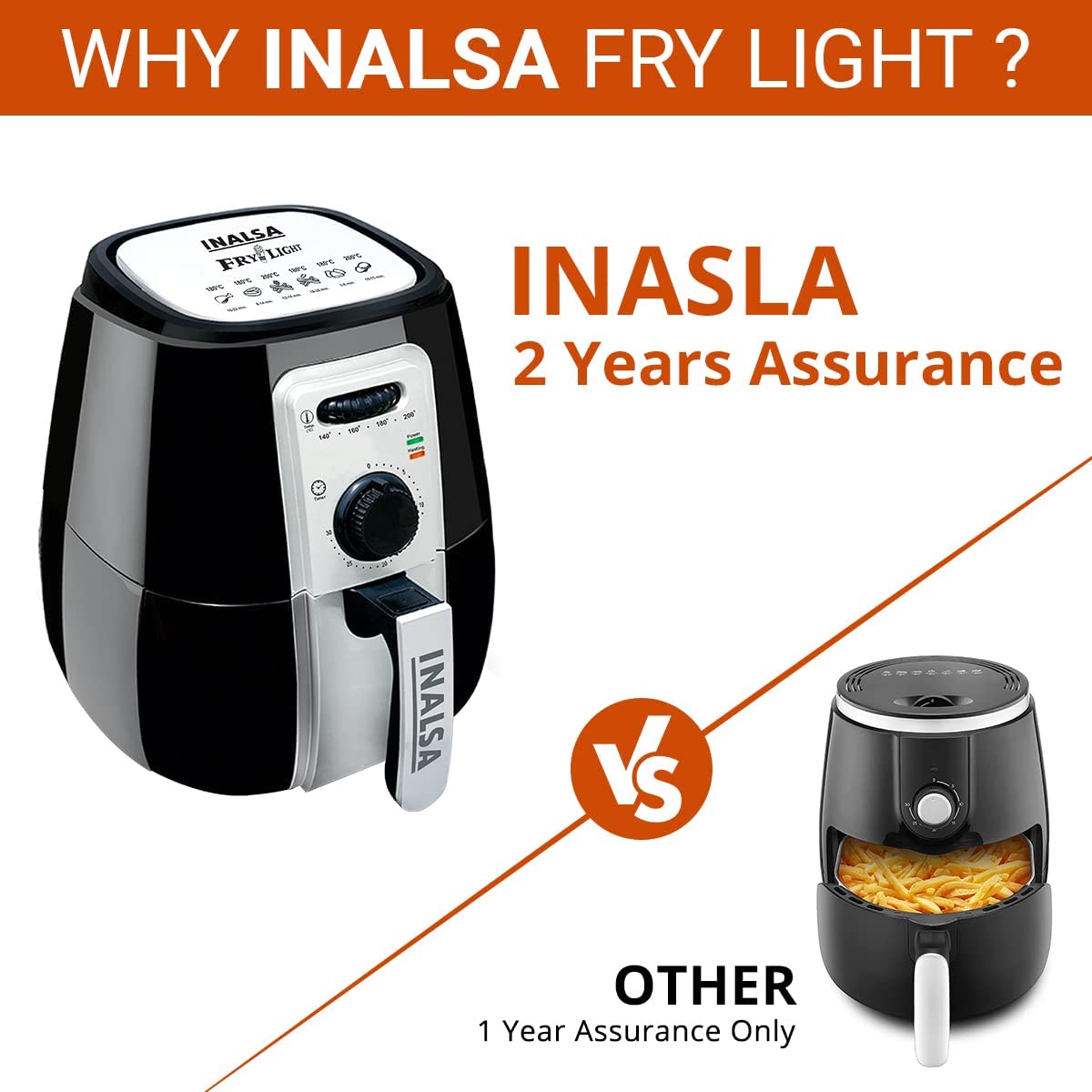 Inalsa Air Fryer-Fry Light (4.2 L)