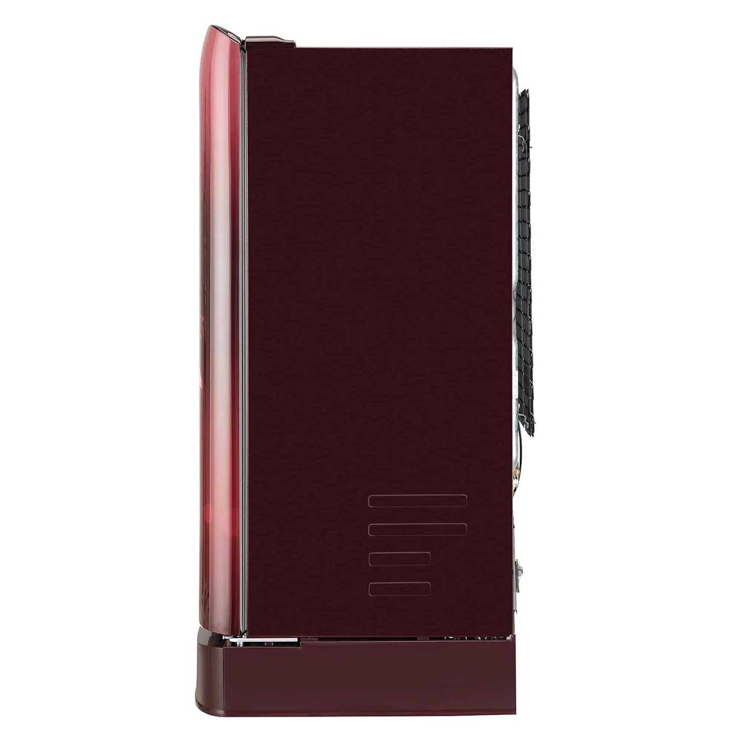 LG 185 L 5 Star Inverter Direct-Cool Single Door Refrigerator (GL-D201ASEU, Scarlet Euphoria, Base stand with drawer)