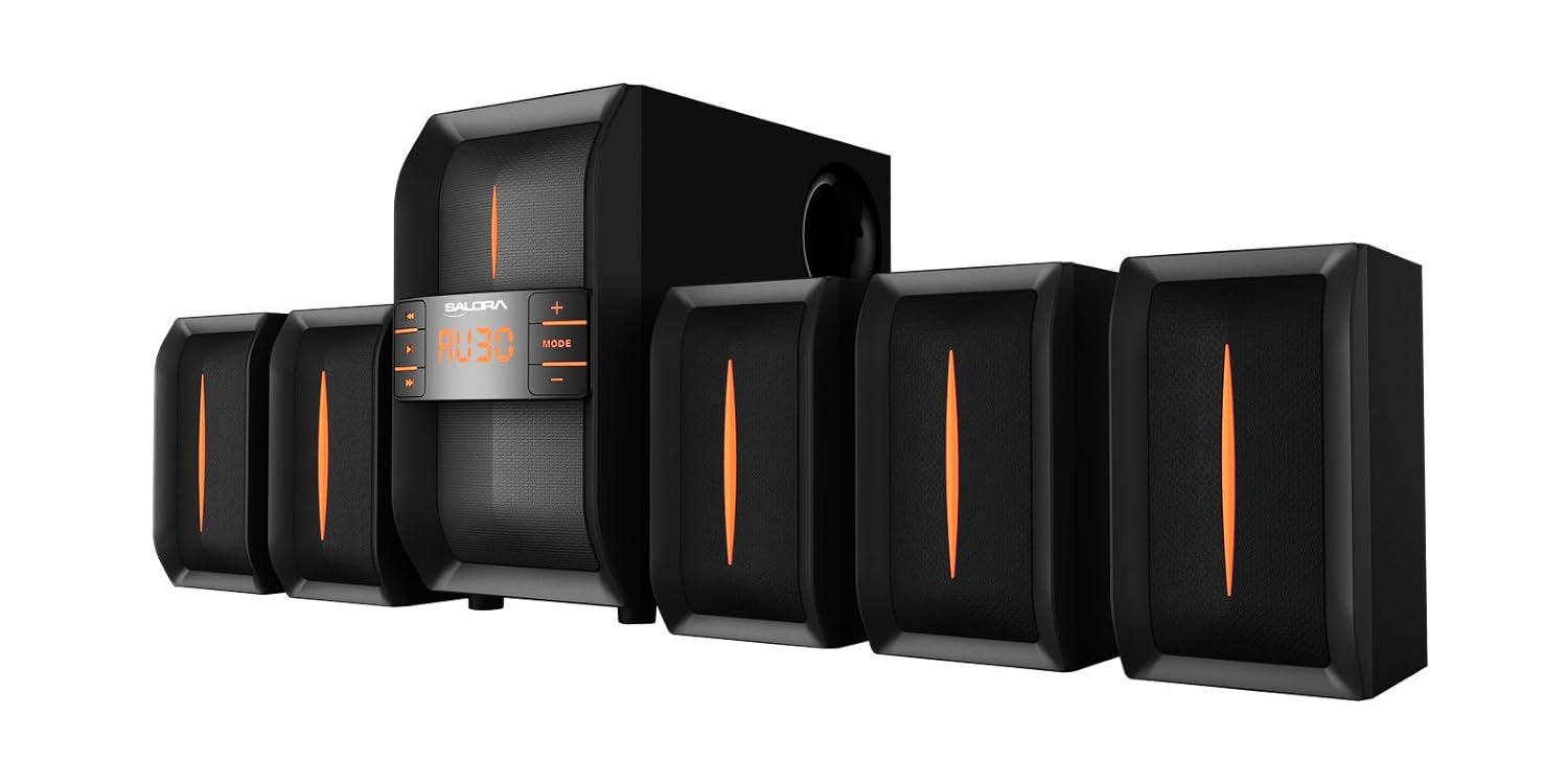 SALORA SHA-7511UFB 5.1 MULTIMEDIA SPEAKER SYSTEM | Brand New Seal Packed