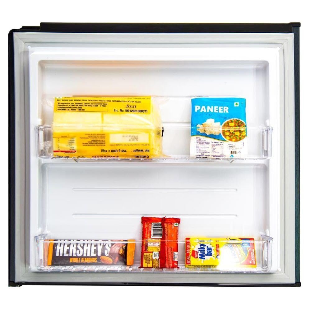 Kelvinator 252 Litre 2 Star Double Door Refrigerator, Bright Grey KRF-I260RBVBGT