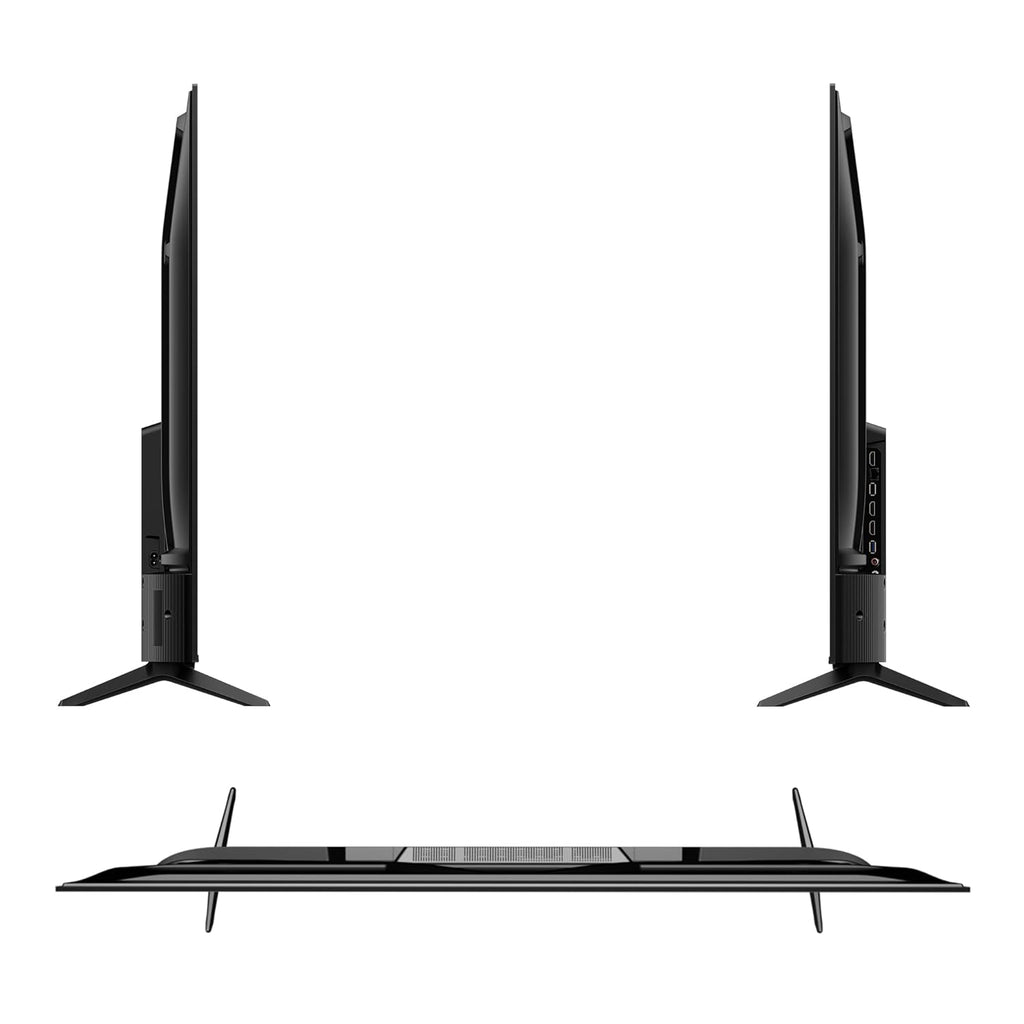 TCL 139 cm (55 inches) Metallic Bezel Less Series 4K Ultra HD Smart LED Google TV 55V6C (Black)