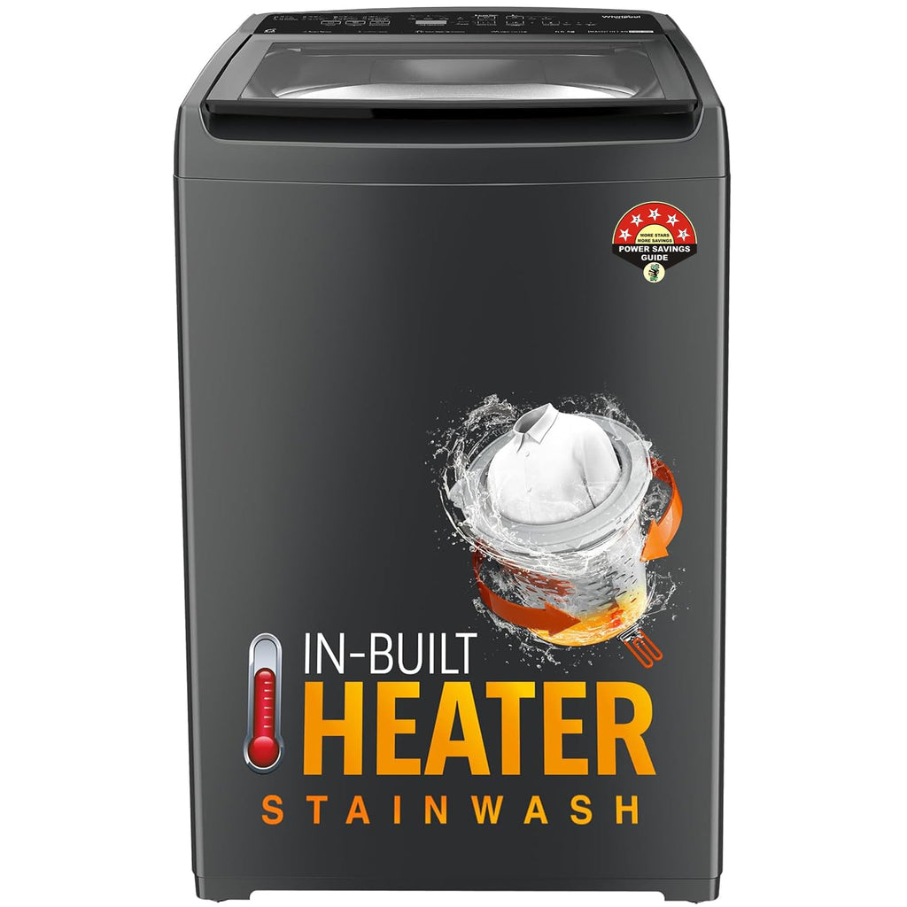 Whirlpool 7.5 Kg 5 Star StainWash Royal Plus Fully Automatic Top Load Washing Machine (SW ROYAL PLUS 7.5 (H) GREY with In-Built Heater)